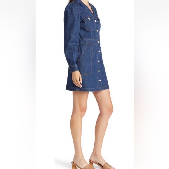 Rails Lisette button down long sleeve denim shirtdress NEW Size Small - Picture 2 of 15